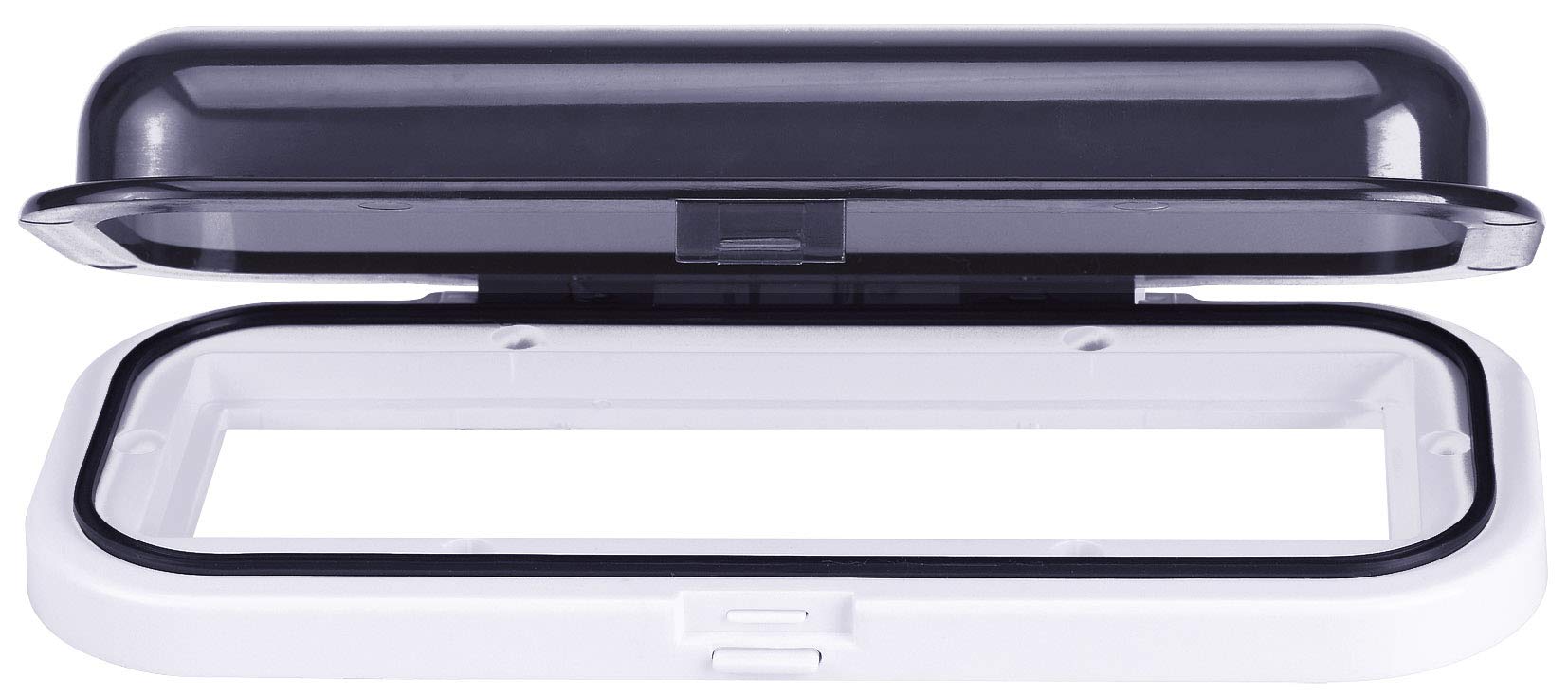 Belva Bmrc3W Universal Flip Up, White Water Resistant Marine Radio Cover/Radio Splash Guard